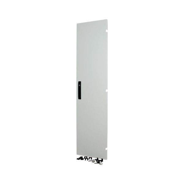 Connection area door, closed, HxW=1625x395mm, IP55, grey image 3