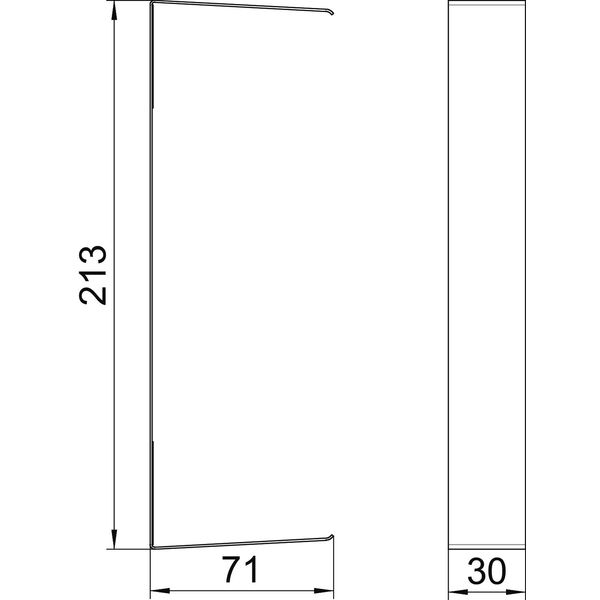 G-SVS70210RW Joint cover  70x210x30mm image 2