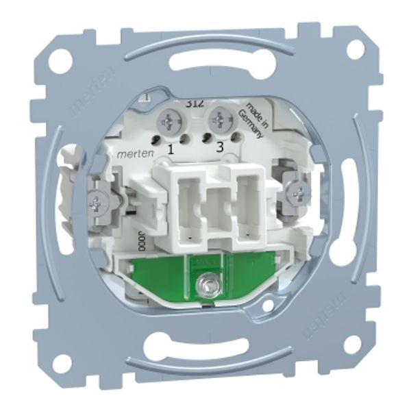 Off Control Switch Insert, 2-pole, 16 AX, AC 250 V, Screw Lift Terminals image 1