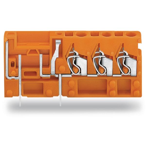 Stackable 3-conductor PCB terminal block with fuse mounting 2.5 mm² or image 1