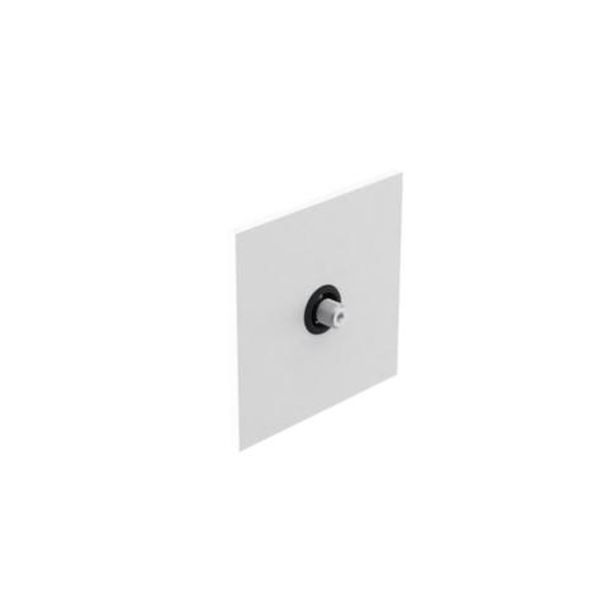 Art d'Arnould - 1 gang television socket F-type socket Epure - Satin White image 1