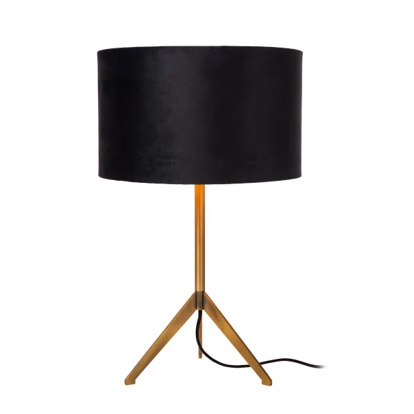 Lucide TONDO - Table lamp - Ø 30 cm - 1xE27 - Matt Gold / Brass image 1