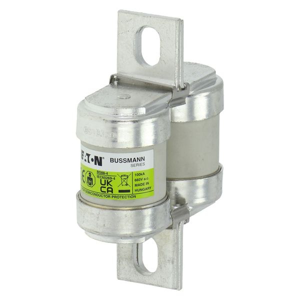 Fuse-link, high speed, 350 A, AC 660 V, DC 350 V, BS88, 78 x 107 mm, aR, BS, Ultra fast image 7