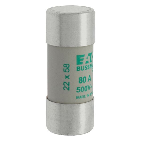 Fuse-link, LV, 80 A, AC 500 V, 22 x 58 mm, aM, IEC image 8