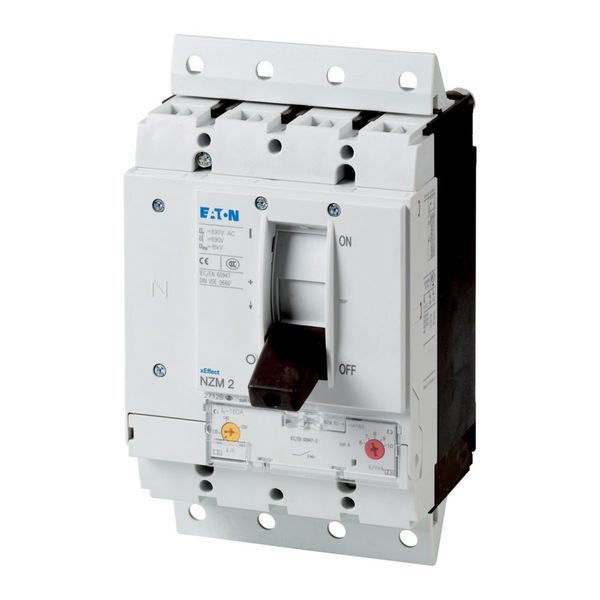 Circuit-breaker, 4p, 250A, 160A in 4th pole, plug-in module image 4