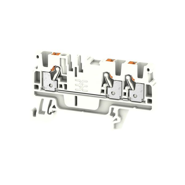 Feed-through terminal block, PUSH IN, 2.5 mm², 800 V, 24 A, Number of  image 1