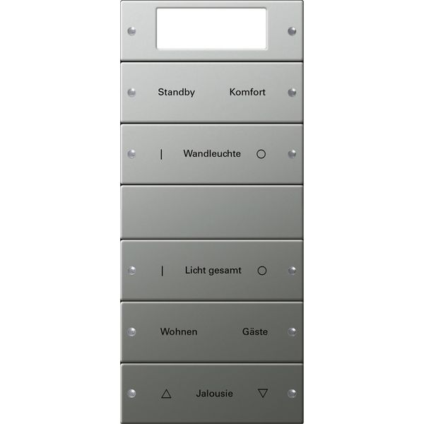 rocker set 5-g Plus (2+3) inscr. System 55 stainl.steel image 1