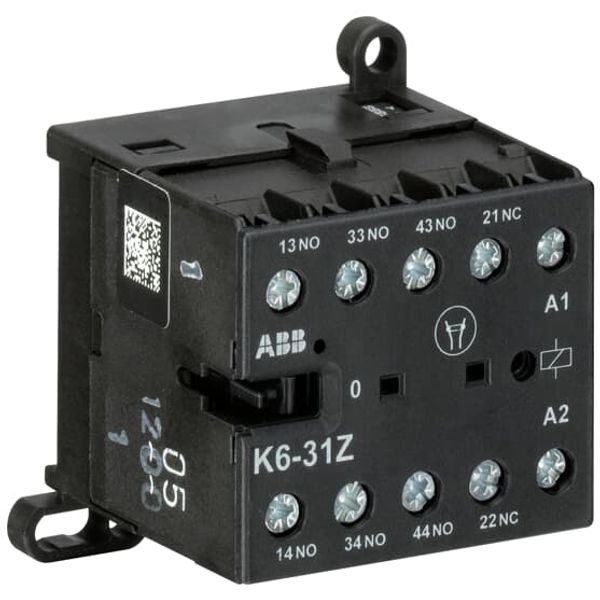 K6-40E-01 Mini Contactor Relay 24V 40-450Hz image 2