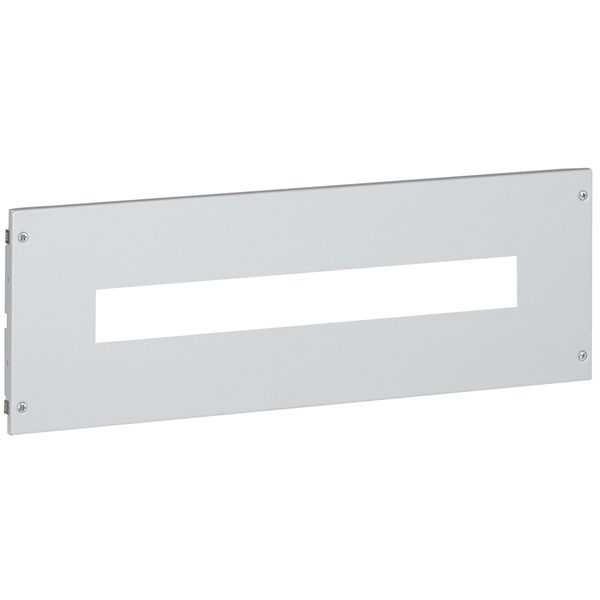 Metal faceplate XL³ 800/4000 - for modular devices - captive screws - 24 mod image 2