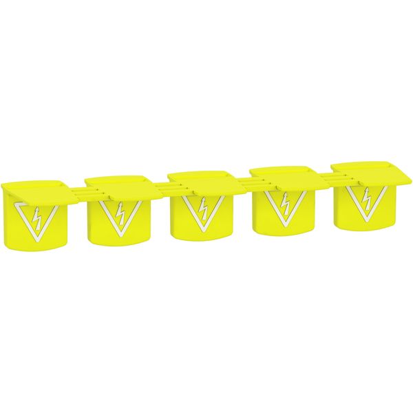 set of 20 tooth caps for Acti9 image 1