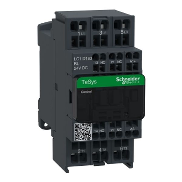 TeSys Deca contactor - 3P(3 NO) - AC-3/AC-3e - = 440 V 18 A - 24 V DC coil image 4