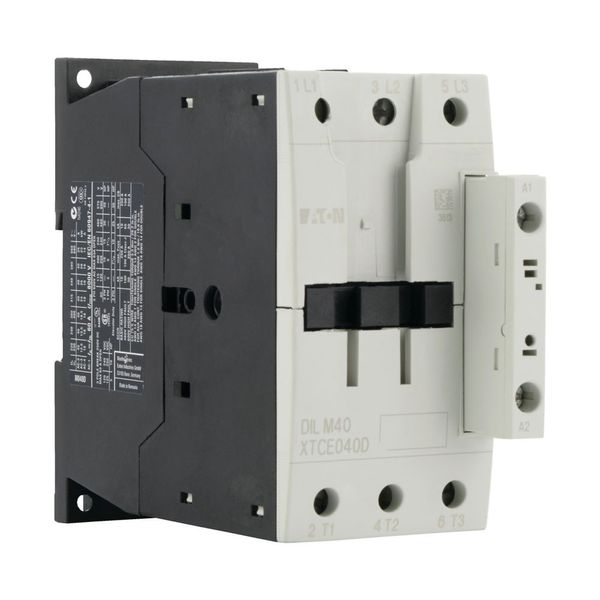 Contactor, 3 pole, 380 V 400 V 18.5 kW, RDC 130: 110 - 130 V DC, DC operation, Screw terminals image 10