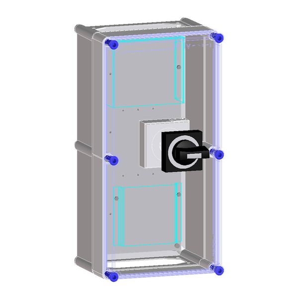 Switch enclosure prepared for 1 NZM2 MCCB 4P image 2