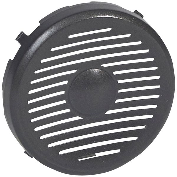 COVER PLATE LOUDSPEAKER SOUND DIFFUSION GRAPHITE image 1