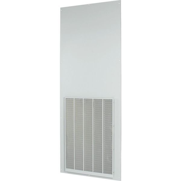 Rear wall ventilated, for HxW = 2000 x 850mm, IP42, grey image 3