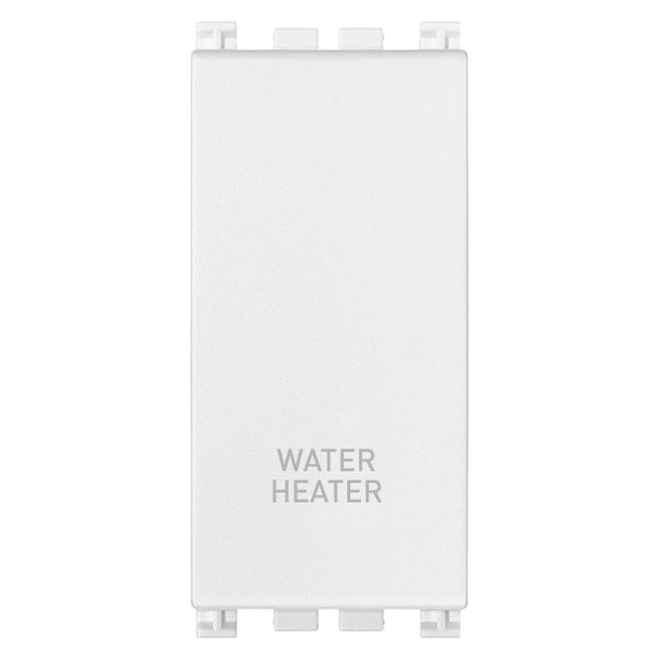 2P 20AX 1-way switch WATER/HEATER white image 1