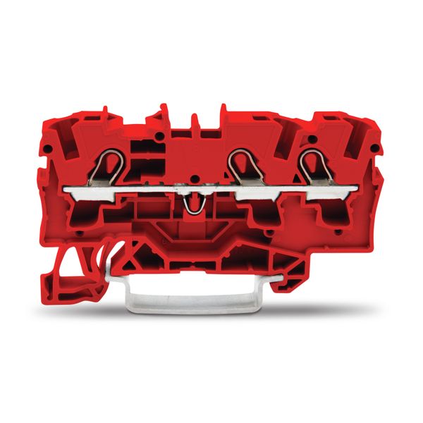 3-conductor through terminal block 4 mm² suitable for Ex e II applicat image 1