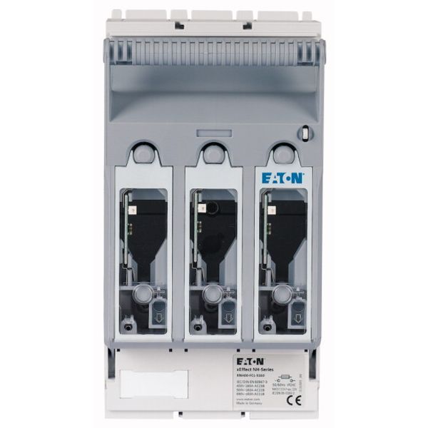 NH fuse-switch 3p flange connection M8 max. 95 mm², busbar 60 mm, light fuse monitoring, NH000 & NH00 image 2