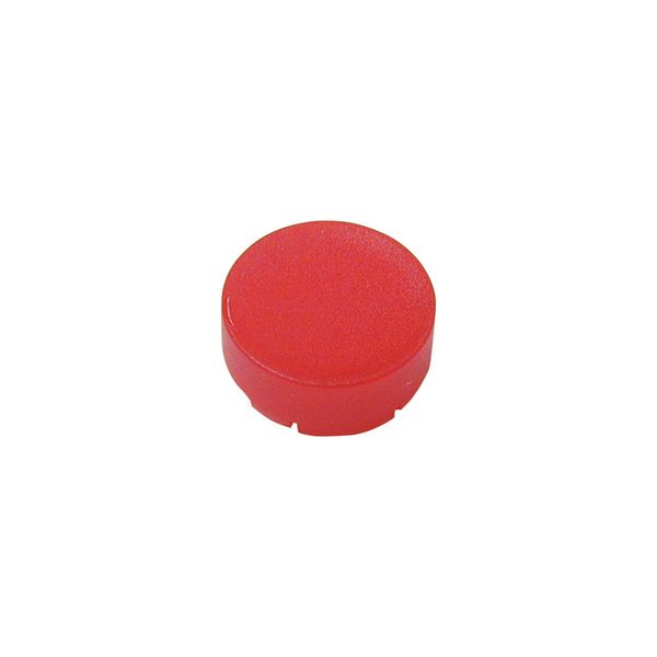 Button lens, raised red, blank image 4