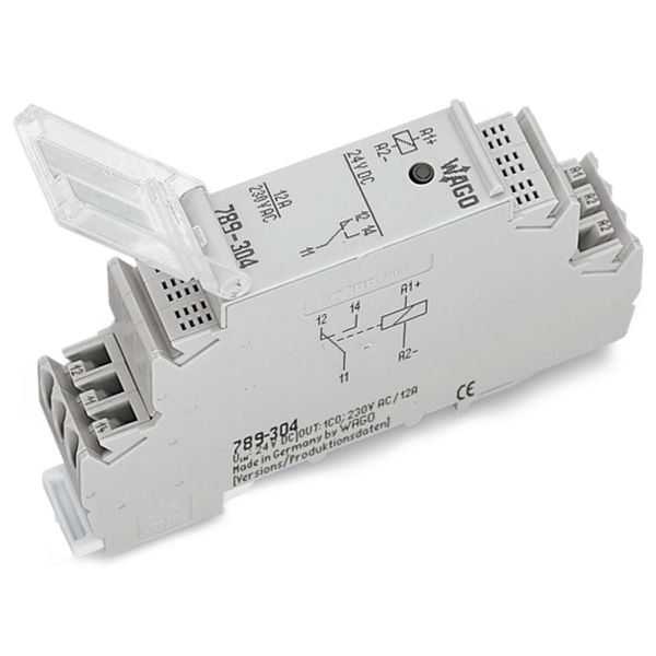 Relay module Nominal input voltage: 24 VAC 1 make contact image 1