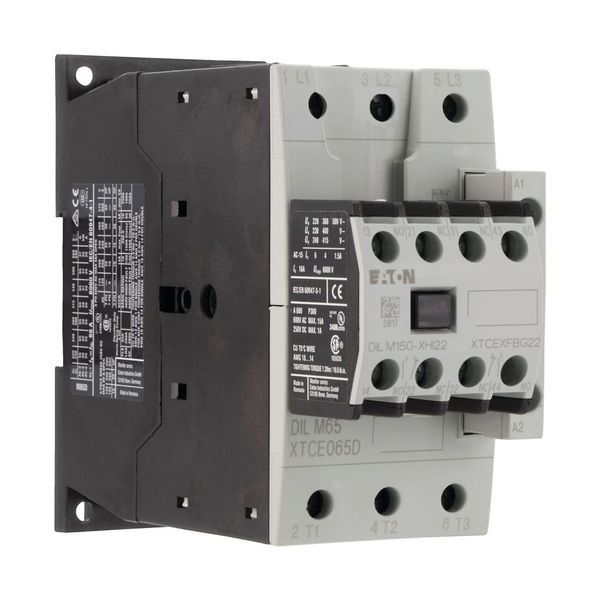 Contactor, 380 V 400 V 30 kW, 2 N/O, 2 NC, 230 V 50/60 Hz, AC operation, Screw terminals image 10