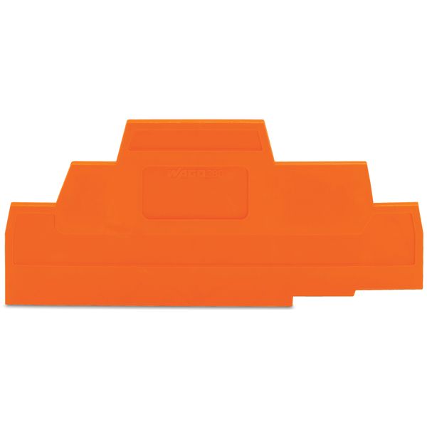 End and intermediate plate 2.5 mm thick orange image 1