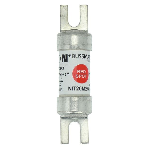 Fuse-link, LV, 20 A, AC 440 V, BS88/A1, 14 x 56 mm, gM, BS, 20M25 image 16