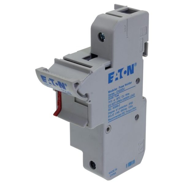 Fuse-holder, low voltage, 125 A, AC 690 V, 22 x 58 mm, Neutral, IEC image 2