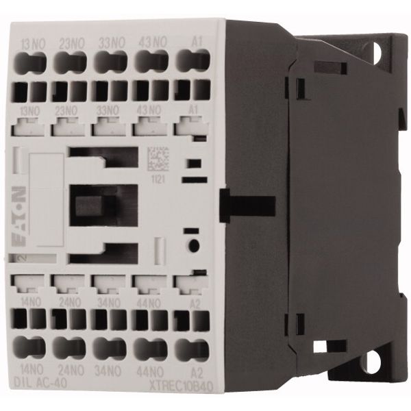 Contactor relay, 230 V 50 Hz, 240 V 60 Hz, 4 N/O, Spring-loaded terminals, AC operation image 3