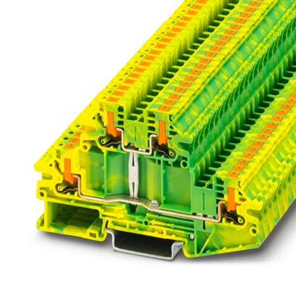 PTTBV 2,5-PE - Protective conductor double-level terminal block image 4