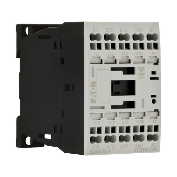 Contactor, 3 pole, 380 V 400 V 5.5 kW, 1 N/O, 220 V 50/60 Hz, AC operation, Push in terminals image 15