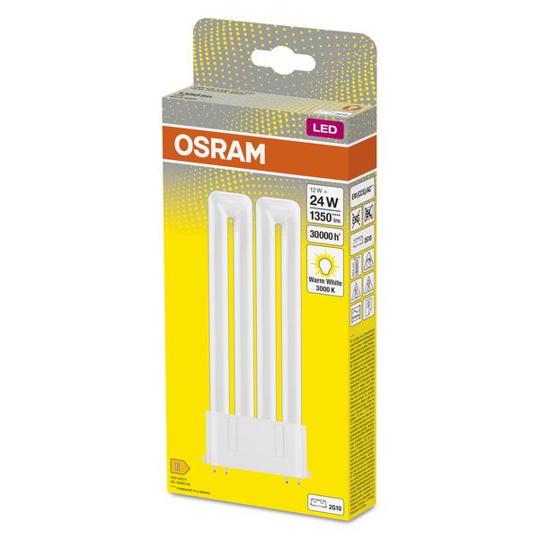 OSRAM DULUX LED F EM & AC MAINS 12W 830 2G10 image 13