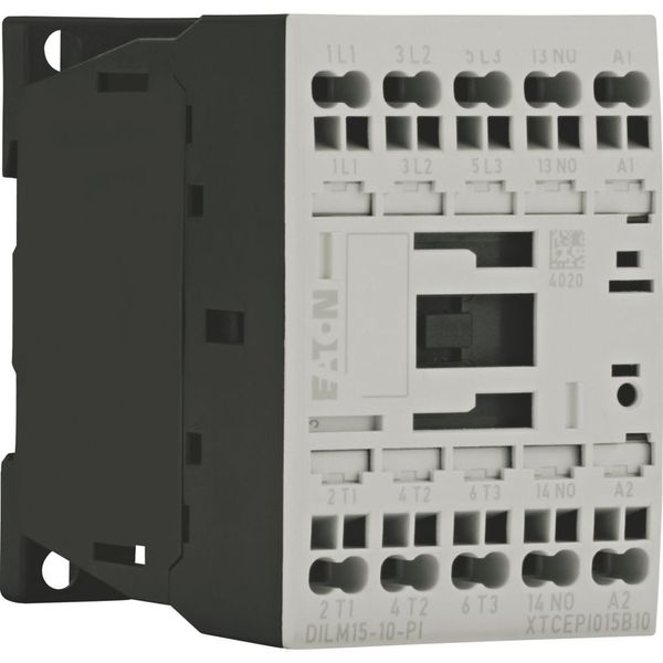 Contactor, 3 pole, 380 V 400 V 7.5 kW, 1 N/O, 230 V 50 Hz, 240 V 60 Hz, AC operation, Push in terminals image 15