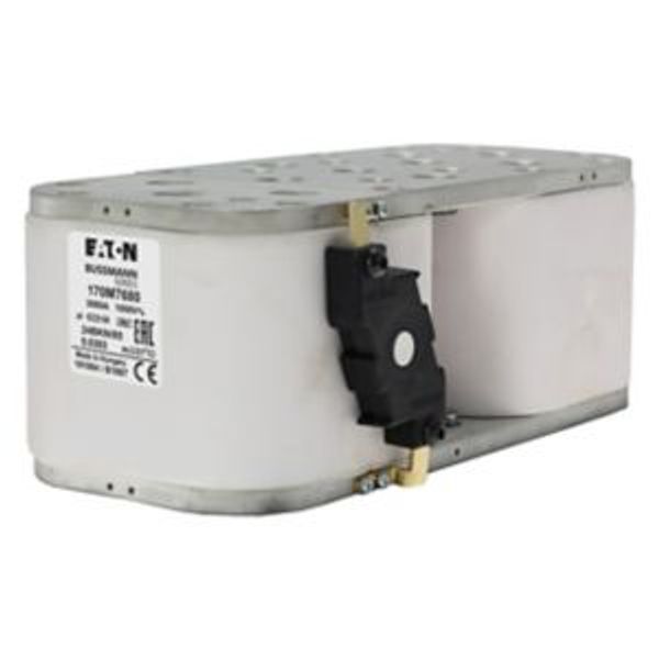 Fuse-link, high speed, 4500 A, AC 1250 V, 2 X size 4, 180 x 240 x 106 mm, aR, IEC, single indicator image 1