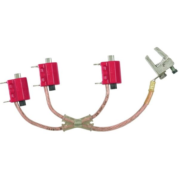 Three-pole earthing and short-circuiting device TI 16mm² w. earth.cart image 1