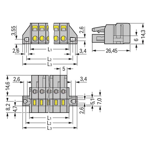 231-122/031-000 1-conductor female connector; CAGE CLAMP®; 2.5 mm² image 5