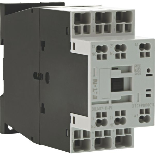 Contactor, 3 pole, 380 V 400 V 8.3 kW, 1 N/O, 1 NC, 110 V 50 Hz, 120 V 60 Hz, AC operation, Push in terminals image 9