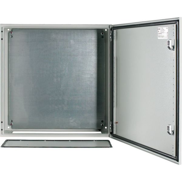 Wall enclosure with mounting plate, HxWxD=600x600x200mm image 6