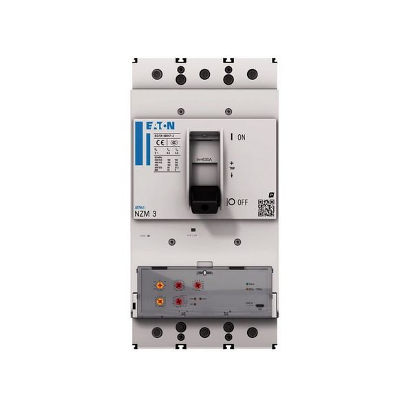 NZM3 PXR20 circuit breaker, 630A, 3p, plug-in technology image 4