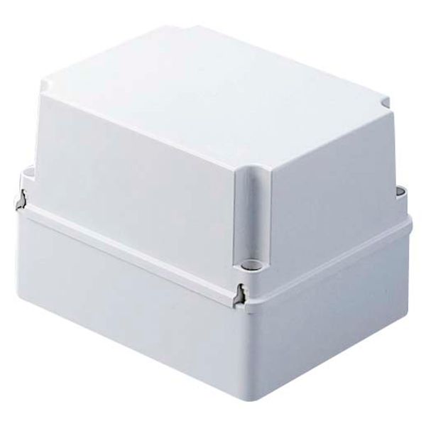 JUNCTION BOX WITH DEEP SCREWED LID - IP56 - INTERNAL DIMENSIONS 190X140X140 - SMOOTH WALLS - GREY RAL 7035 image 2