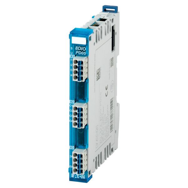 Digital I/O module, 4 digital inputs and 4 digital outputs 24 V DC each, pulse-switching image 16