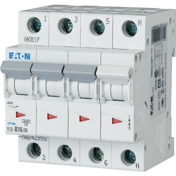 PLS6-D16/3N-MW Eaton Moeller series xPole - PLS6/M MCB image 1