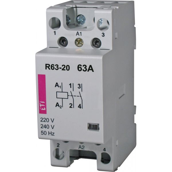 Modular contactor, R 63-02 230V image 1