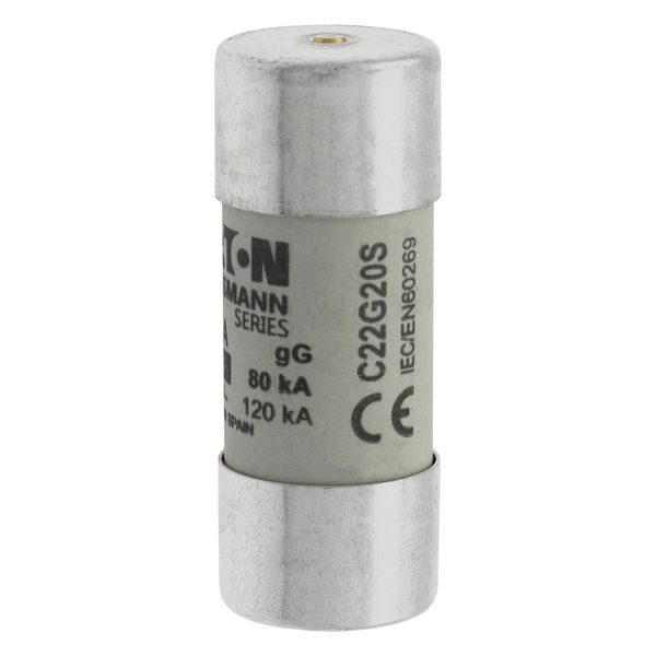 Fuse-link, LV, 20 A, AC 690 V, 22 x 58 mm, gL/gG, IEC, with striker image 9