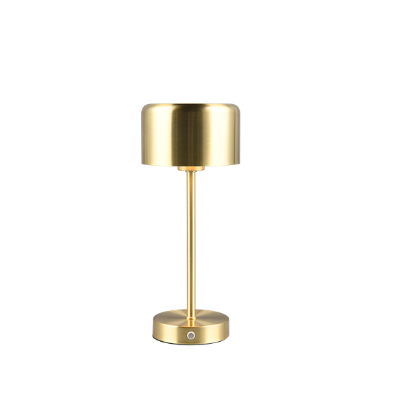 Jeff LED table lamp matt brass rechargeable image 1