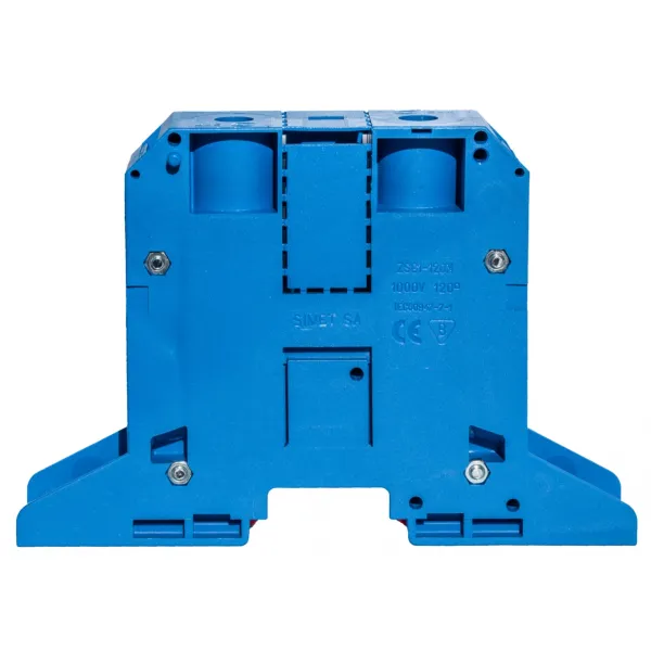 Rail-mounted screw terminal block ZSG1-120Nn blue image 1