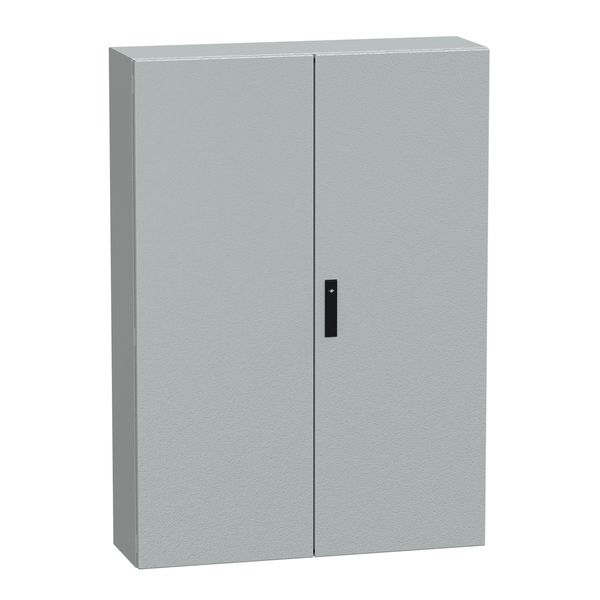 Spacial CRNG plain door w/o mount.plate. H1400xW1000xD300 IP55 IK10 RAL7035 image 1