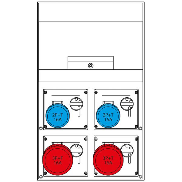 SURF.MOUNT.DISTRIBUTION ASSEMBLY DOMINO image 2