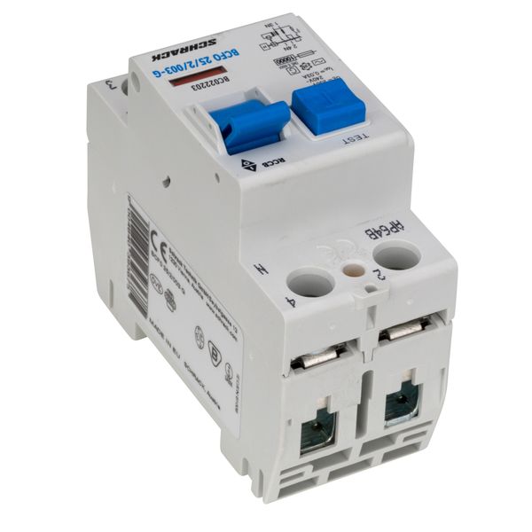 Residual current circuit breaker 25A, 2-pole,30mA, type AC,G image 6