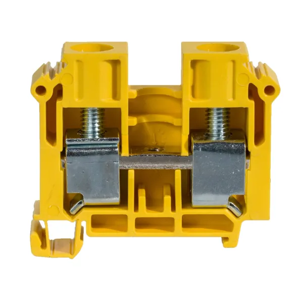 Rail-mounted screw terminal block ZSG1-35.0z yellow image 1